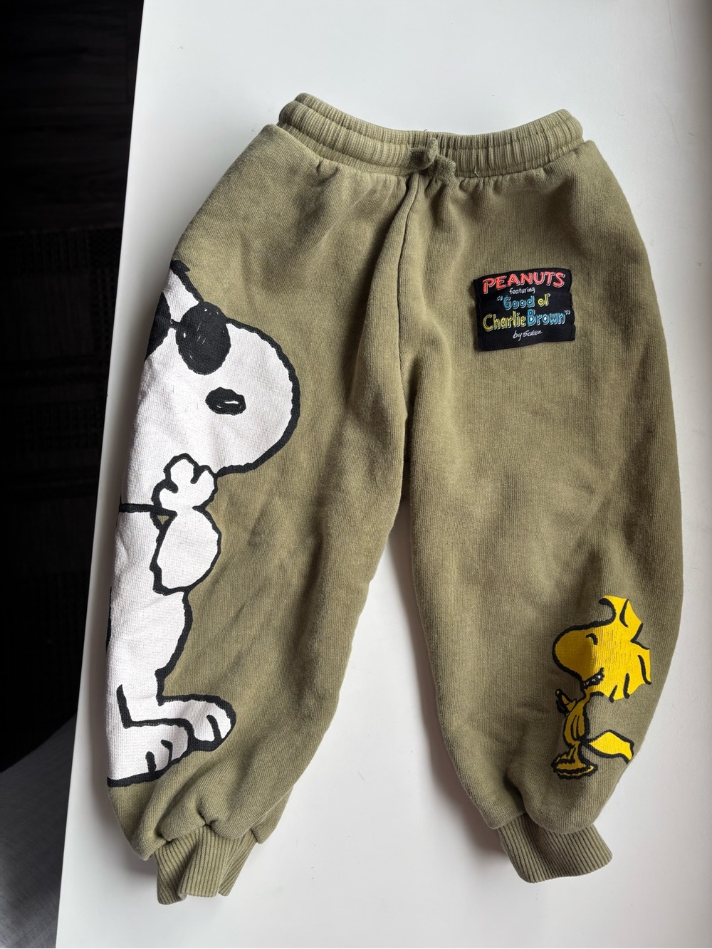 Zara kids sweats 18-24m baby joggers peanuts/Charlie Brown theme